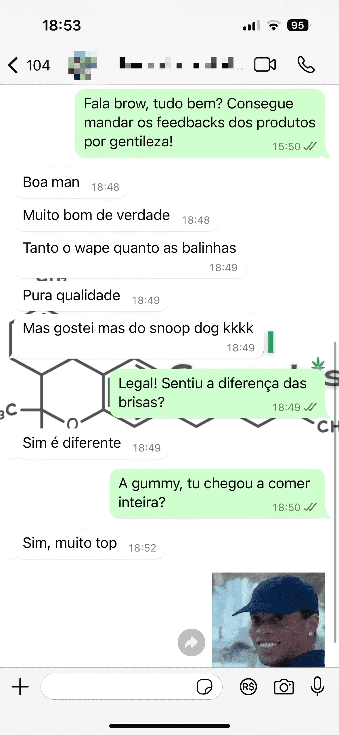 print do relato