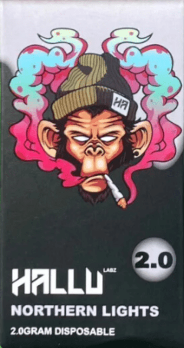 Hallu Monkey 2ml Thc Delta 8 Indica