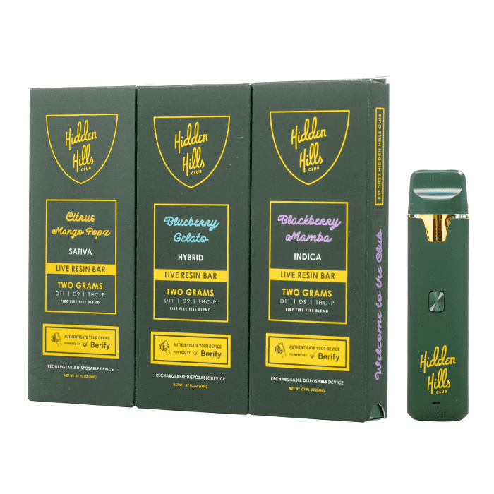 Hidden Hills 2ml Delta 9 /11 Thc-A Ultra - Hibrida