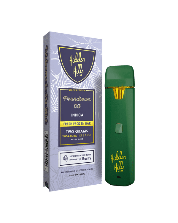Hidden Hills 2ml Delta 9 /11 Thc-A Ultra - Indica