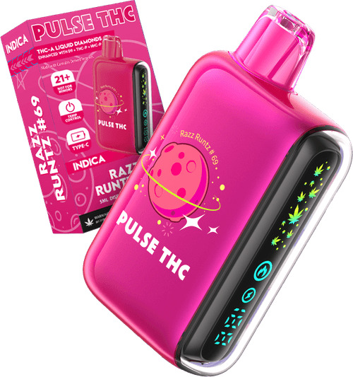 Pulse 5ml Digital Display Delta 9 Thc P Hhc P - Indica